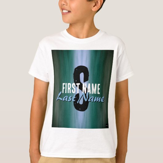 Nom T-Shirt avec nom initial, prénom et nom HAMbWG (Devant)