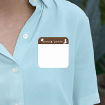 Nom Tag Sticker Badge Funny Party Howdy Partner<br><div class="desc">*** Achetez la finition Matte lorsque vous utilisez cet autocollant comme étiquette de nom*** Cette conception peut être personnalisée dans la zone fournie en modifiant la photo et/ou le texte. Vous pouvez également le customiser en cliquant sur Personnaliser ce Modèle, puis en choisissant l'option cliquer pour customiser et supprimer ou...</div>