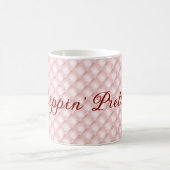 Nom, tasse à café rose pâle touffeté 330ml (Centre)