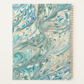 Nom tendance Personnalisé Turquoise Marble Geode D (Dos)