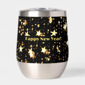 Nom-Texte Joyeux Nouvel An 11oz Acier Inoxydable (Avant)