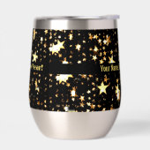 Nom-Texte Joyeux Nouvel An 11oz Acier Inoxydable (Gauche)