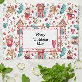 Nom Texte, mignon Whimsical Sweets Serviette de cu (Plié)