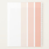 Nom Trendy Coral Pastel Minimalist Planner (Dos)