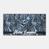 Nom tropical Blue Grey Monstera Feuilles (Recto)