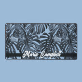 Nom tropical Blue Grey Monstera Feuilles
