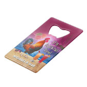 Nom tropical de plage de coq de cocktail drôle de (Dos Angle)