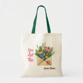 Nom, Vous Y Arrivez Sac Cabas Floral Aquarelle (Devant)