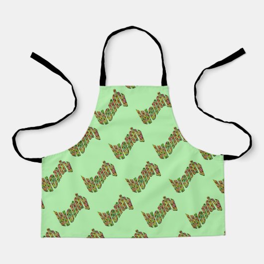 Nom Wendy coloré, tablier (Recto)