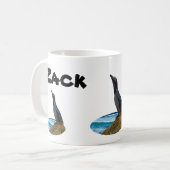 Nom Zack Avec Pingouin, Mug De Café (Devant gauche)