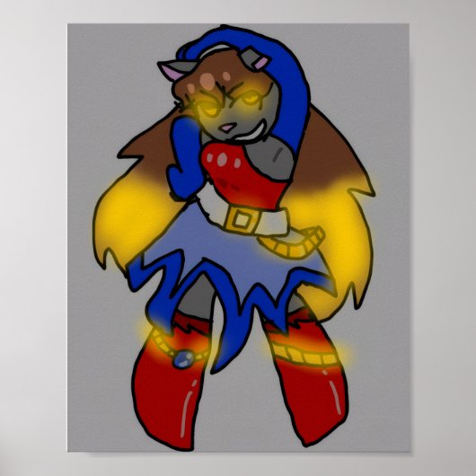 Noma Kai de kat Poster (Voorkant)