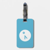 Nomad Acrylic Bagage Label (Achterkant verticaal)