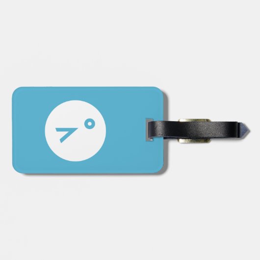 Nomad Acrylic Bagage Label (Achterkant horizontaal)