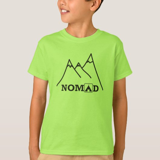 Nomad Explorer Kinder T-shirt (Voorkant)