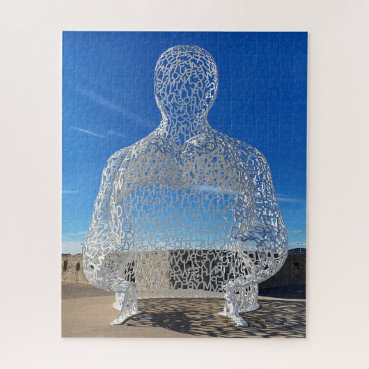Nomade Scupture, Antibes France Legpuzzel (Verticaal)