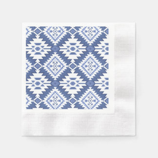 NOMADESAUSTRALIENS Blauw aztec ontwerp Servet