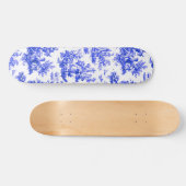 NOMADESAUSTRALIENS blue toile de Jouy Skateboard (Horizontaal)