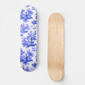 NOMADESAUSTRALIENS blue toile de Jouy Skateboard (Voorkant)