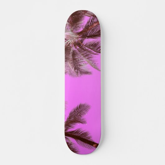 NOMADESAUSTRALIENS roze Hawaii Skateboard (Voorkant)