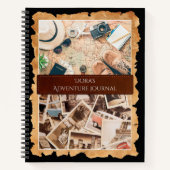 Nomadic Explorer Adventure Travel Journal Notitieboek (Voorkant)