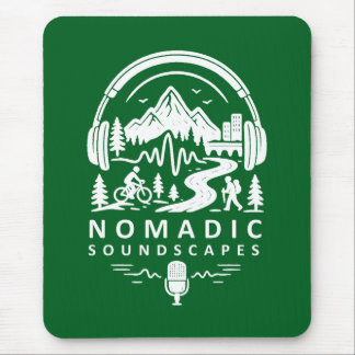 Nomadic Soundscapes - Elegant Mouse Pad Muismat