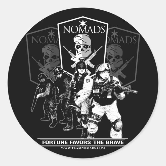 Nomads Moto Stickers (Voorkant)