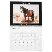 Nomads - Sand Wash Basin Wilde Paarden Kalender (Jan 2026)