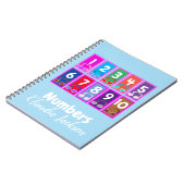 Nombre 1 à 10 Carnet mathématique précoce (Côté gauche)