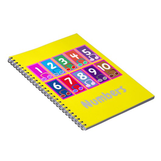 Nombre 1 à 10 Carnet mathématique précoce (Côté Droit)