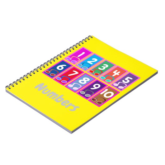 Nombre 1 à 10 Carnet mathématique précoce (Côté gauche)