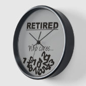 Nombre de chutes Horloge de retraite (Angle)