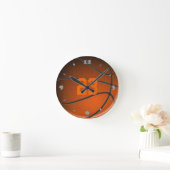 Nombre de joueurs de basket-ball Horloge ronde (Maison)