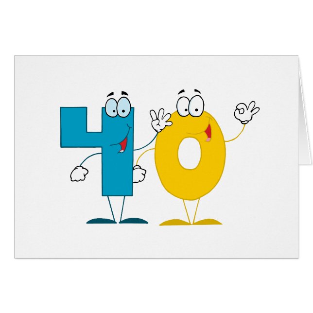 Nombre heureux 40 (Devant horizontal)