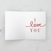 Nombre personnalisé de jours que j'ai aimé Carte (Intérieur)