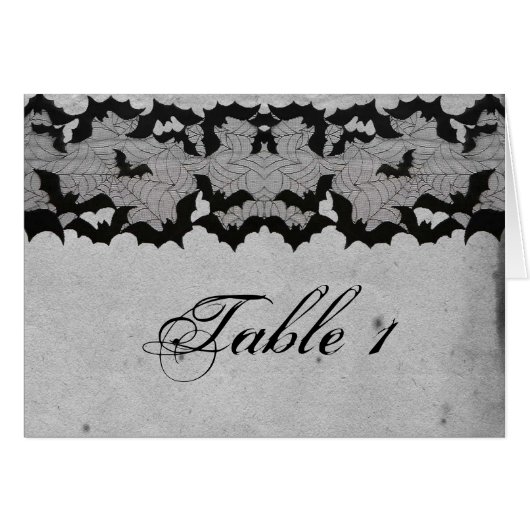 Nombre snob de Tableau de mariage de dentelle (Devant Horizontal)