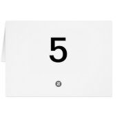 Nombres de table de tournoi de tisonnier (Dos Horizontal)