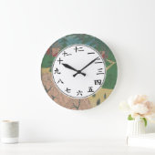 Nombres japonais Horloge rose Sakura Arbre Fleurs (Maison)