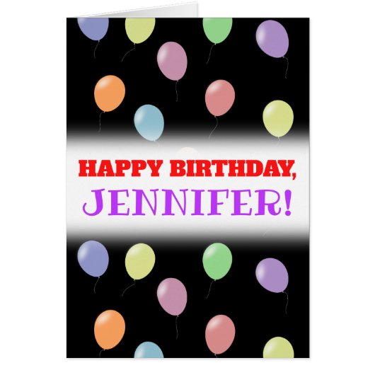 Nombreux Ballons Aux Couleurs Pastel + Joyeux Anni (Devant)