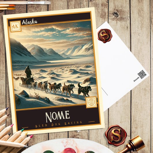 Nome, Alaska | Carte postale Vintage