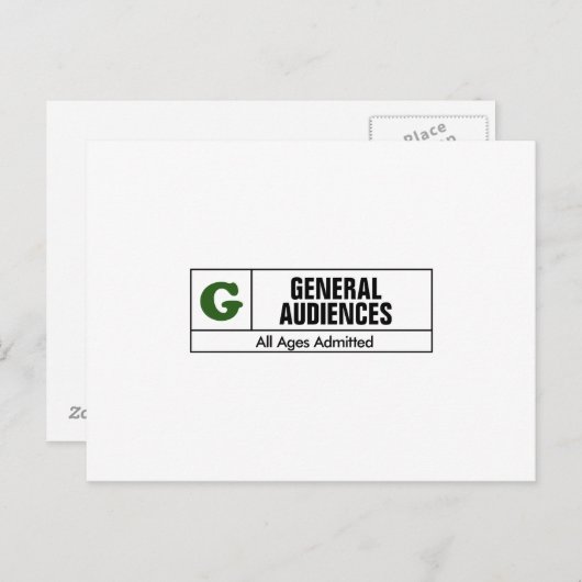 Nominaal G Briefkaart (Voorkant / Achterkant)