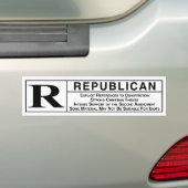 Nominaal R Bumpersticker (Op auto)