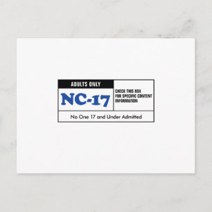 Nominale NC-17 Briefkaart