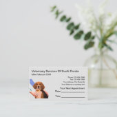 Nomination De Vétérinaires Et Cartes de visite (Debout devant)