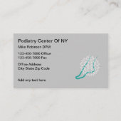 Nomination du podiatre Cartes de visite Médicales (Devant)