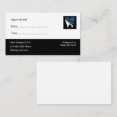 Nomination d'un dentiste simple Cartes de visite (Devant / Derrière)