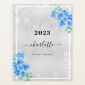 Nomination fleurie bleu argenté 2026 (Devant)