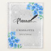 Nomination fleurie bleu argenté 2026 (Devant)