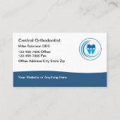 Nomination orthodontiste Carte de visite moderne (Devant)