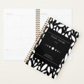 Nomination professionnelle personnalisée noir blan (Devant avec enveloppe)