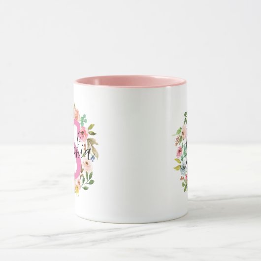 Nommer Mug Premier Don Sur Mesure De La Fille Flor (Centre)